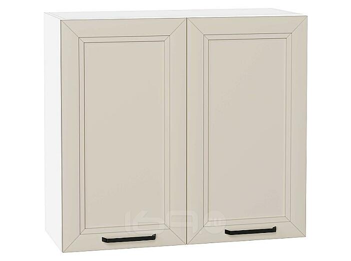 Шкаф верхний с 2-мя дверцами Нео Cream Silk/Белый 716*800*320