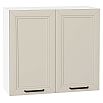 Шкаф верхний с 2-мя дверцами Нео Cream Silk/Белый 716*800*320