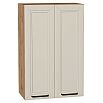 Шкаф верхний с 2-мя дверцами Нео Cream Silk/Дуб Вотан 920*600*320