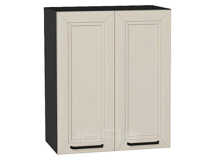 Шкаф верхний с 2-мя дверцами Нео Cream Silk/Graphite 716*600*320