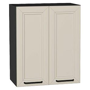 Шкаф верхний с 2-мя дверцами Нео Cream Silk/Graphite 716*600*320