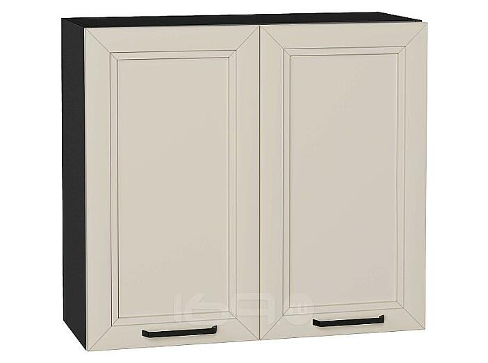 Шкаф верхний с 2-мя дверцами Нео Cream Silk/Graphite 716*800*320