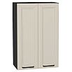 Шкаф верхний с 2-мя дверцами Нео Cream Silk/Graphite 920*600*320