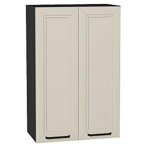 Шкаф верхний с 2-мя дверцами Нео Cream Silk/Graphite 920*600*320