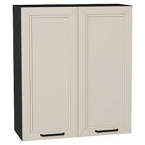 Шкаф верхний с 2-мя дверцами Нео Cream Silk/Graphite 920*800*320