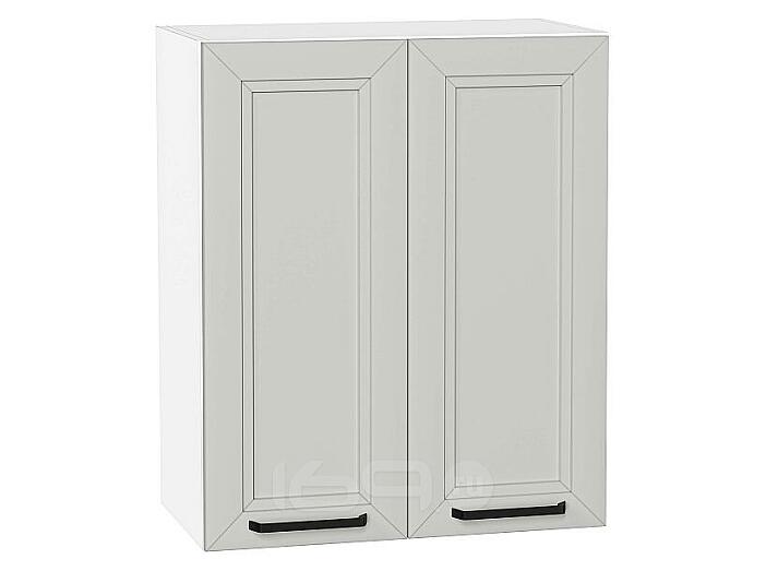 Шкаф верхний с 2-мя дверцами Нео Grey Silk/Белый 716*600*320