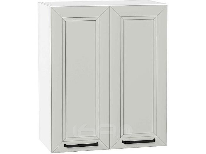 Шкаф верхний с 2-мя дверцами Нео Grey Silk/Белый 716*600*320