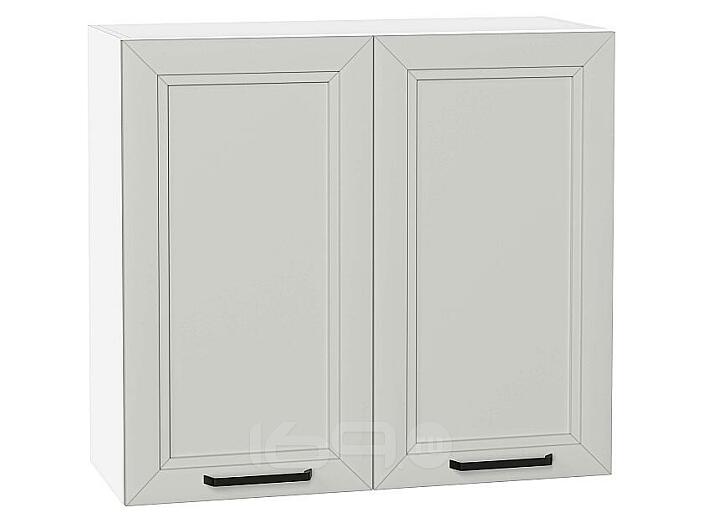 Шкаф верхний с 2-мя дверцами Нео Grey Silk/Белый 716*800*320