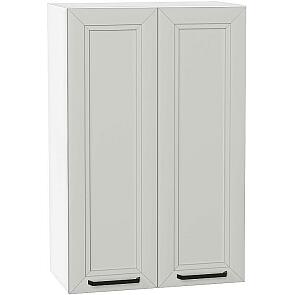 Шкаф верхний с 2-мя дверцами Нео Grey Silk/Белый 920*600*320