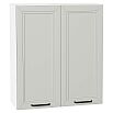 Шкаф верхний с 2-мя дверцами Нео Grey Silk/Белый 920*800*320