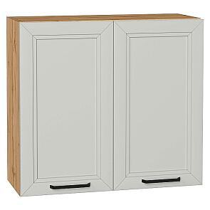 Шкаф верхний с 2-мя дверцами Нео Grey Silk/Дуб Вотан 716*800*320