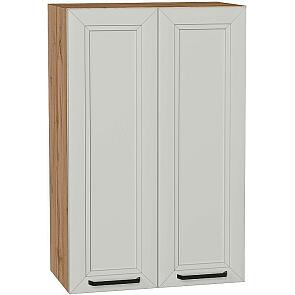 Шкаф верхний с 2-мя дверцами Нео Grey Silk/Дуб Вотан 920*600*320