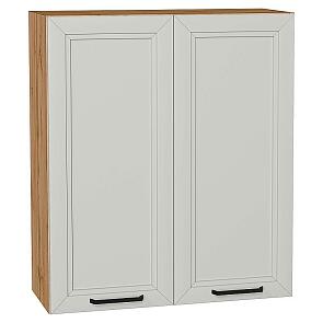 Шкаф верхний с 2-мя дверцами Нео Grey Silk/Дуб Вотан 920*800*320