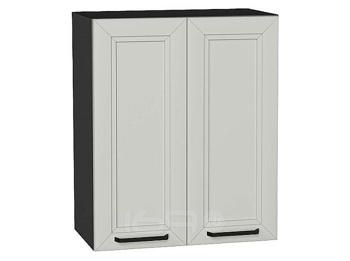 Шкаф верхний с 2-мя дверцами Нео Grey Silk/Graphite 716*600*320