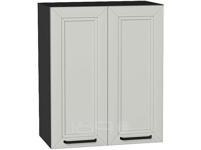 Шкаф верхний с 2-мя дверцами Нео Grey Silk/Graphite 716*600*320