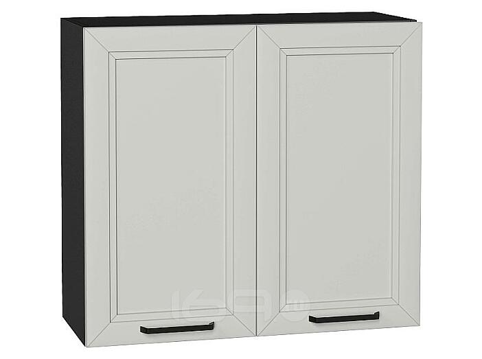Шкаф верхний с 2-мя дверцами Нео Grey Silk/Graphite 716*800*320