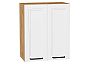 Шкаф верхний с 2-мя дверцами Нео White Silk/Дуб Вотан 716*600*320