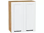 Шкаф верхний с 2-мя дверцами Нео White Silk/Дуб Вотан 716*600*320