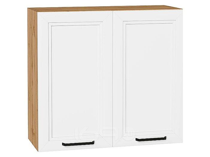 Шкаф верхний с 2-мя дверцами Нео White Silk/Дуб Вотан 716*800*320