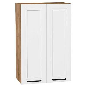 Шкаф верхний с 2-мя дверцами Нео White Silk/Дуб Вотан 920*600*320