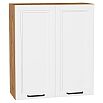 Шкаф верхний с 2-мя дверцами Нео White Silk/Дуб Вотан 920*800*320