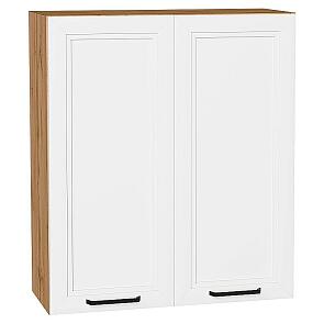 Шкаф верхний с 2-мя дверцами Нео White Silk/Дуб Вотан 920*800*320
