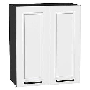 Шкаф верхний с 2-мя дверцами Нео White Silk/Graphite 716*600*320