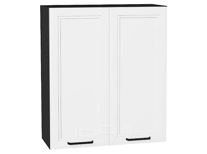 Шкаф верхний с 2-мя дверцами Нео White Silk/Graphite 920*800*320