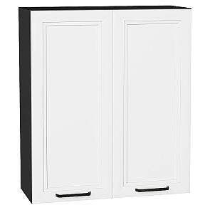 Шкаф верхний с 2-мя дверцами Нео White Silk/Graphite 920*800*320