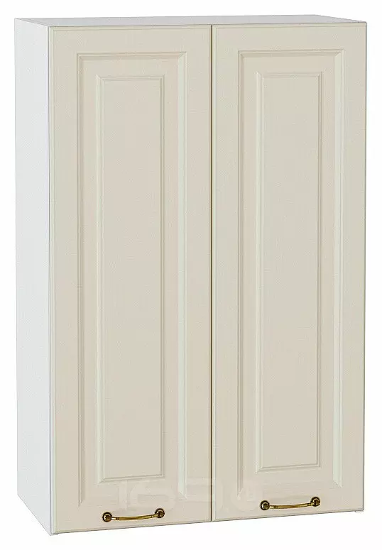 Шкаф верхний с 2-мя дверцами Ницца Агат/Белый 920*600*318