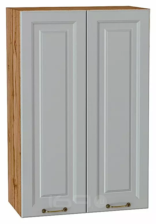 Шкаф верхний с 2-мя дверцами Ницца Графит/Дуб Вотан 920*600*318