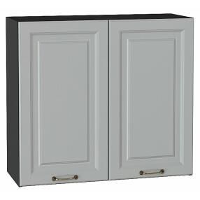 Шкаф верхний с 2-мя дверцами Ницца Графит/Graphite 716*800*318