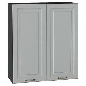 Шкаф верхний с 2-мя дверцами Ницца Графит/Graphite 920*800*318