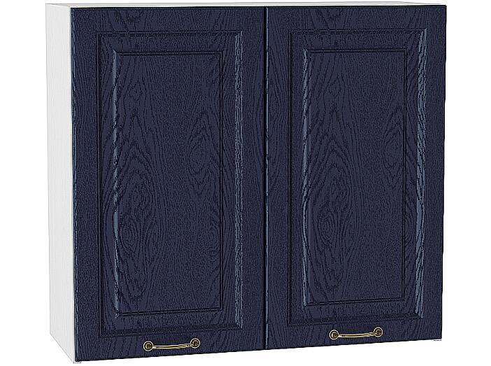 Шкаф верхний с 2-мя дверцами Ницца В 800 Дуб синий-Белый