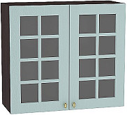 Шкаф верхний с 2-мя остекленными дверцами Прованс В 809 | 80 см