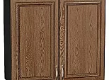 Шкаф верхний с 2-мя дверцами Шале Brown Dreamline Graphite 716*800*320
