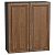Шкаф верхний с 2-мя дверцами Шале Brown Dreamline Graphite 920*800*302