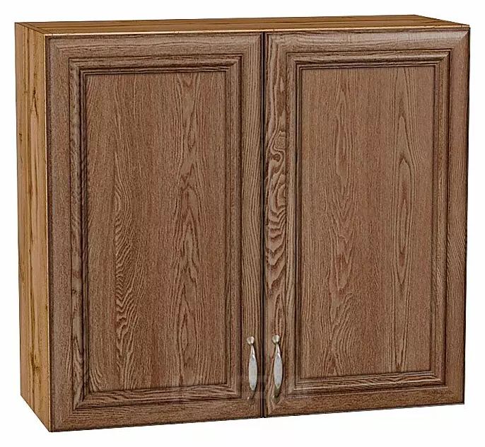 Шкаф верхний с 2-мя дверцами Шале Brown Dreamline Дуб Вотан 716*800*320