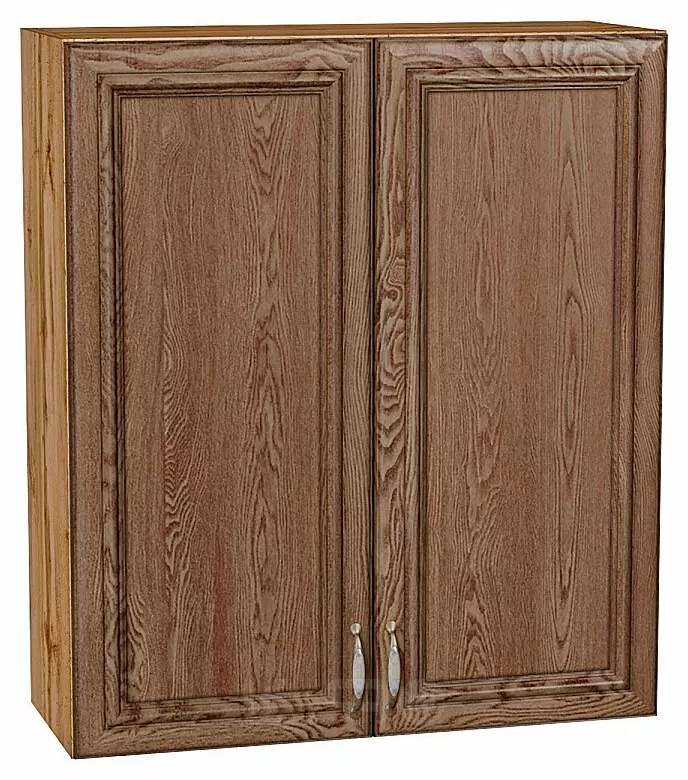Шкаф верхний с 2-мя дверцами Шале Brown Dreamline Дуб Вотан 920*800*302