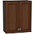Шкаф верхний с 2-мя дверцами Шале В 600 Brown Oak-Венге