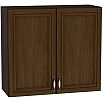 Шкаф верхний с 2-мя дверцами Шале В 800 Antico-Венге