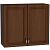 Шкаф верхний с 2-мя дверцами Шале В 800 Brown Oak-Венге