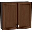 Шкаф верхний с 2-мя дверцами Шале В 800 Brown Oak-Венге