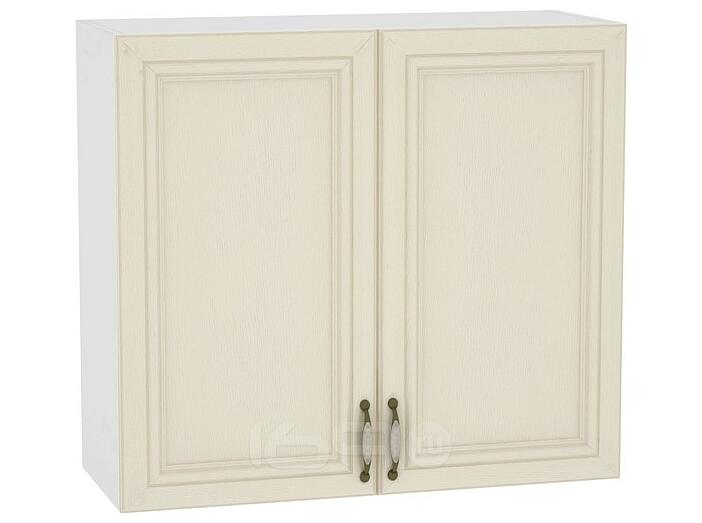 Шкаф верхний с 2-мя дверцами Шале В 800 Ivory-Белый