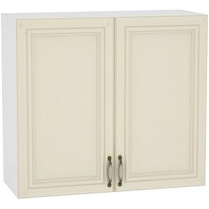 Шкаф верхний с 2-мя дверцами Шале В 800 Ivory-Белый