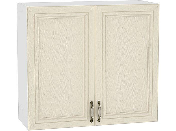 Шкаф верхний с 2-мя дверцами Шале В 809 Ivory-Белый