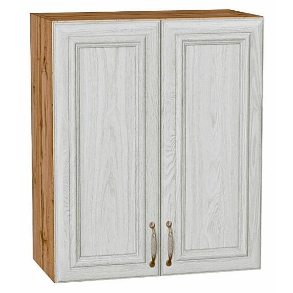 Шкаф верхний с 2-мя дверцами Шале White Dreamline Дуб Вотан 716*600*320