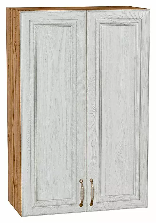 Шкаф верхний с 2-мя дверцами Шале White Dreamline Дуб Вотан 920*600*320