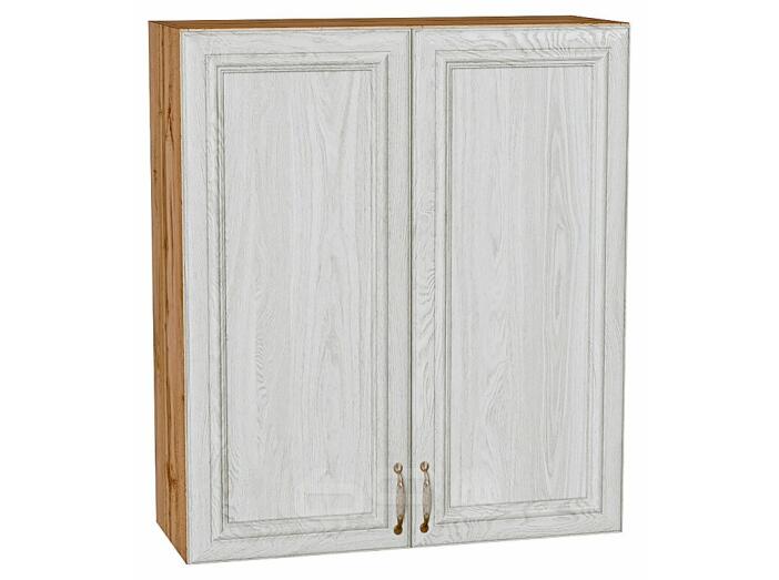 Шкаф верхний с 2-мя дверцами Шале White Dreamline Дуб Вотан 920*800*302