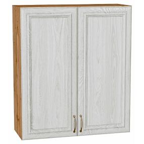 Шкаф верхний с 2-мя дверцами Шале White Dreamline Дуб Вотан 920*800*302